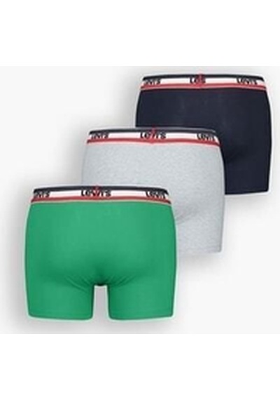 Levi's 8720245444620 - Sportswear Logo Boxer Briefs - 3 Pack Beyaz