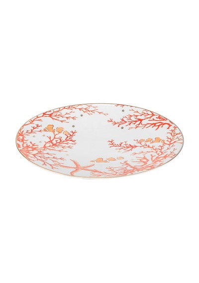 Red Deep Servis Tabağı 27 Cm Beyaz