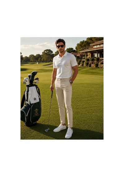 Hzr Wear Erkek Diz İzi Yapmayan En Boy Esnek Slim Fit Chino Pantolon Bej