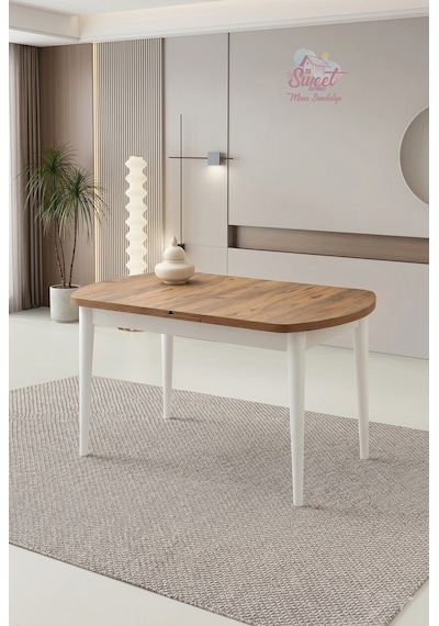 Kelebek Gizli Kaşıklıklı Açılır Mdf Masa Mutfak,salon,yemek Odası Masası 80x140 Cm Naturel Kelebek Gizli Kaşıklıklı Açılır Mdf Masa Mutfak,salon,yemek Odası Masası 80x140 Cm Naturel