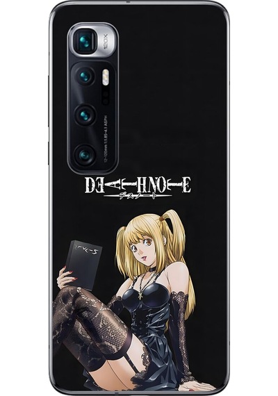 Xiaomi Mi 10 Pro Uyumlu Şeffaf Kılıf Death Note 3 Tasarımlı