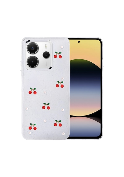 Xiaomi Redmi Note 14 4g Fiyonk Desenli Kapak - Desen 9 0.2M-Çok Renkli
