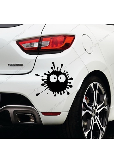 Şaşkın Çamur Sticker Leke Araba Sticker Şaşkın Arma Sticker