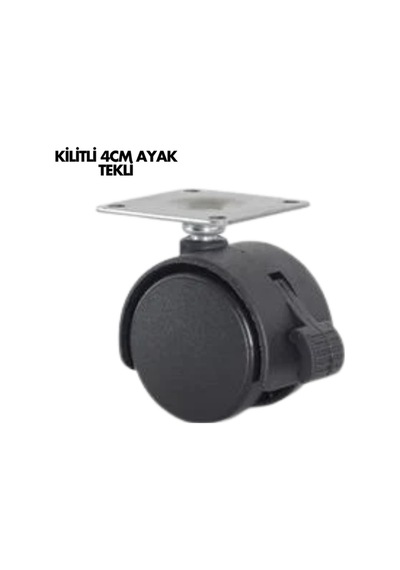 Kilitli 4cm Ayak Çok Renkli