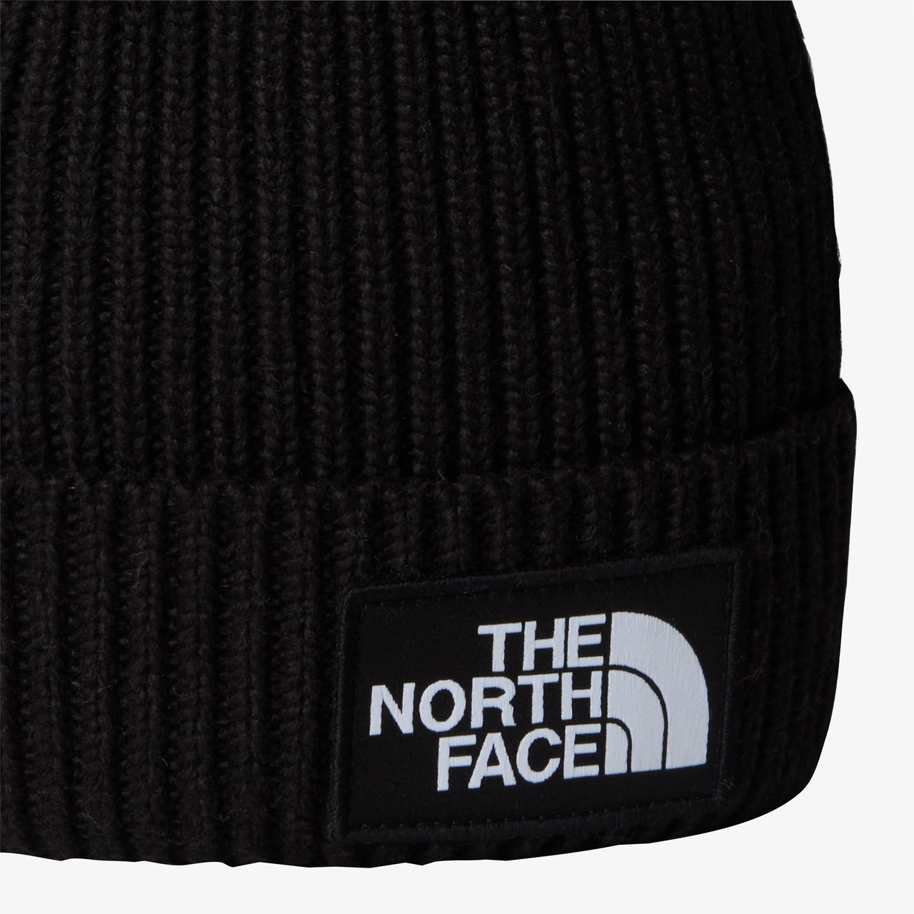 The North Face Logo Box Cuffed Çocuk Siyah Bere Nf0a8cgujk31 Siyah