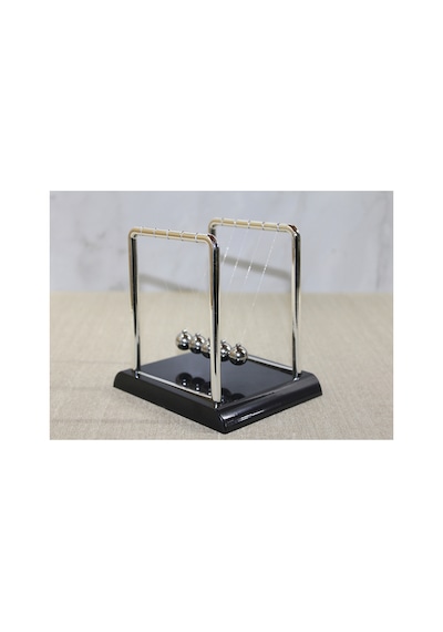 2 Adet Masa Üstü Newton Beşiği Kinetik Denge Dekoru, Masaüstü Süs, Ofis Ve Ev Aksesuarı, Balans Oyuncağı, Kinetic Sculpture 1
