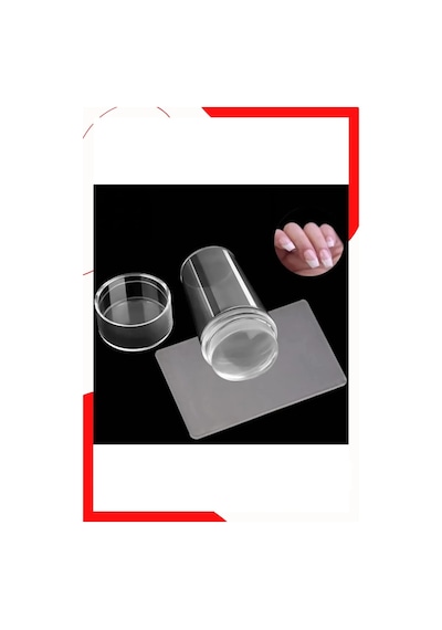 Tırnak Oje Süs Aparatı Damgası French Nail Stamper