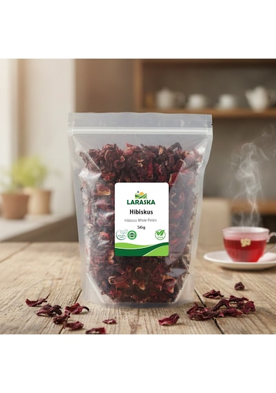 Hibiskus Çayı - Nar Çiçeği - Bamya Çiçeği - Hibiscus Tea Whole 50g