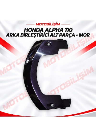 Honda Alpha 110 Uyumlu Arka Birleştirici Alt Parça Mor