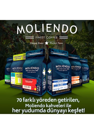 Moliendo Amalfi Espresso Blend Kahve Çekirdek Kahve 6 x 1 KG