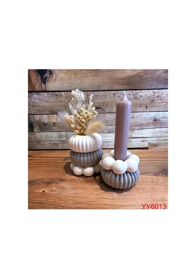 Yy6013 İkili Set Mumluk Silikon Kalıp