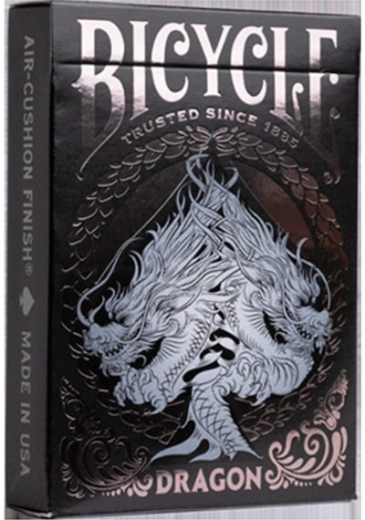 Bicycle Dragon Back Black Premium Oyun Kağıdı Limited Edition Koleksiyonluk İskambil Kartları