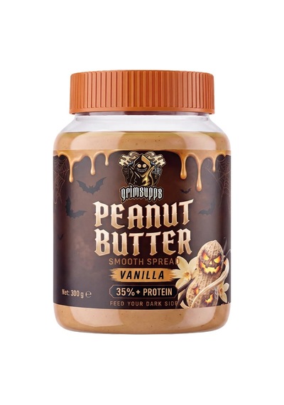Grımsupps Peanut Butter 300 Gr - Protenli Fıstık Ezmesi Vanilya