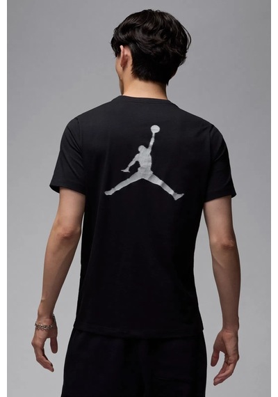 Nike Jordan Mvp Men's Jumpman T-shirt Erkek Günlük Nakış Swoosh Pamuklu Tişört Siyah Siyah
