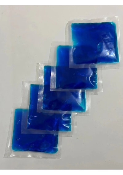 10 Adet Termojel Sıcak Soğuk Kompres Jel 13x13 Cm Çok Renkli