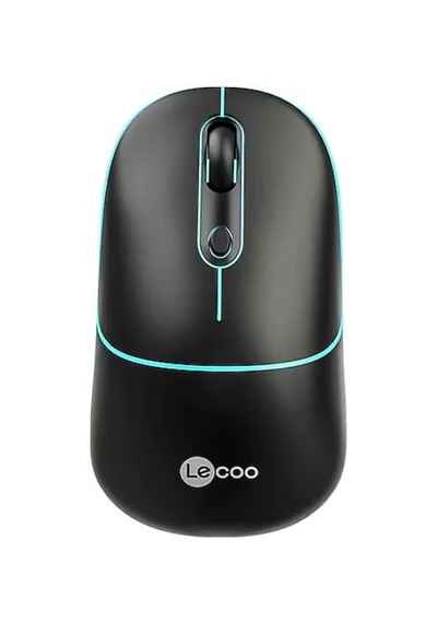 Lecoo Ws210 Siyah Bluetooth & 2.4g Wifi Wireless Charging Mouse