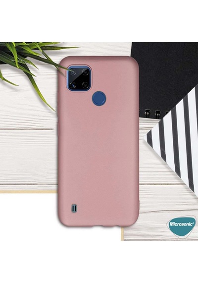 Microsonic Matte Silicone Realme C21 Kılıf