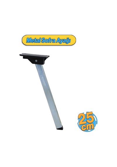 Badem10 Sofra Ayağı 25 Cm Metal Plastik Siyah Taban Katlanır Yer Sofrası Sini Altı Mobilya Ayak Sehpa Masa 6395751