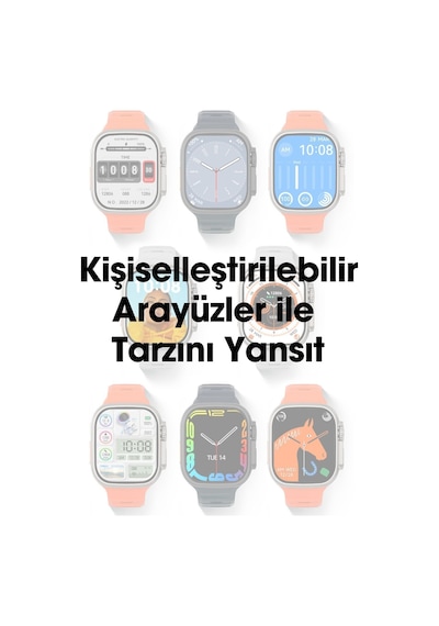 Wearfitpro Wearfit S10 Ultra 2 7 Kordonlu Akıllı Kol Saati Miniled Ekran Gri 49mm