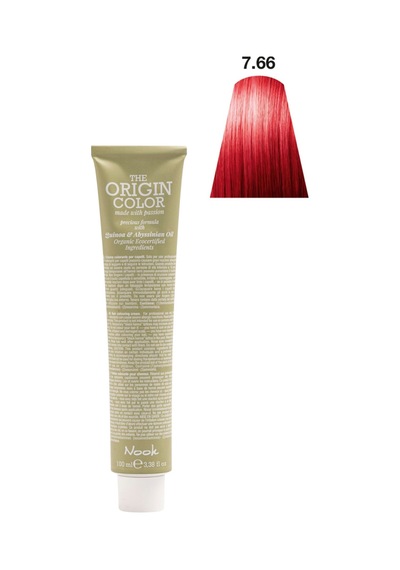 Nook Origin Color Profesyonel Saç Boyası  100 ML Yoğun Kızıl