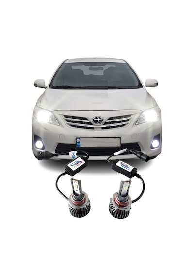 Toyota Corolla Uyumlu E150 LED KISA FAR AMPULÜ PHOTON MONO HB4 9006