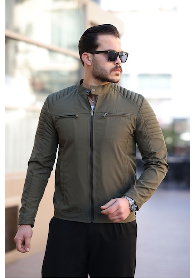 Mero Life Erkek Haki Su Ve Rüzgar Geçirmez Slim Fit Astarlı Mevsimlik Mont Haki Mero Life Erkek Haki Su Ve Rüzgar Geçirmez Slim Fit Astarlı Mevsimlik Mont Haki