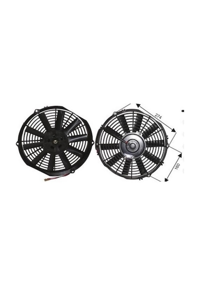 Üniversal Fan Motoru 11" 12v Rfm1100