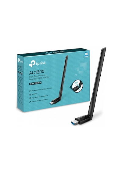 TP-LINK ARCHER T3U PLUS AC1300 1300MBPS DUAL  BAND USB WIRELESS A