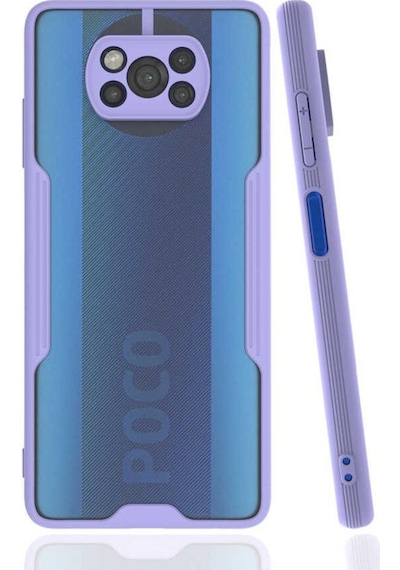 Xiaomi Poco X3 Kılıf ​​Kamera Korumalı Arkası Şeffaf Silikon