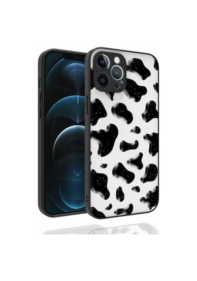 Kilifone - İphone 12 Pro Max Uyumlu Kılıf Desenli Kamera Korumalı Parlak Nora Kapak - No2 - T24247
