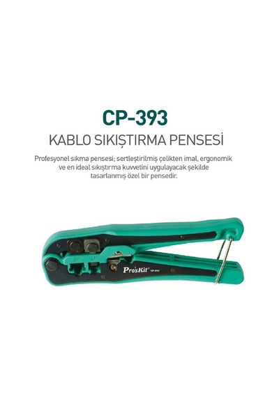 CP-393 Kablo Sıkıştırma Pensesi