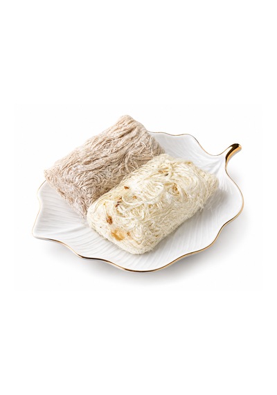 Beyaz Elmas Açık Tel Pişmaniye 400 Gr - %100 Doğal Pancar Şekerinden Üretilmiştir - Geleneksel Türk Pişmaniyesi - Tel Helva