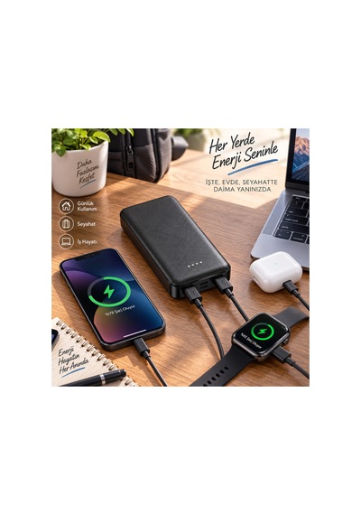 20000 Mah Çift Usb Çıkışlı Type-c Ve Micro Usb Girişli Led Göstergeli Taşınabilir Powerbank- Re-t73 Diğer