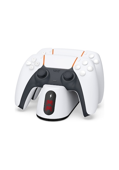 PS5 Dobe Dual Dock Gamepad Göstergeli Şarj Stand TP5-0516B