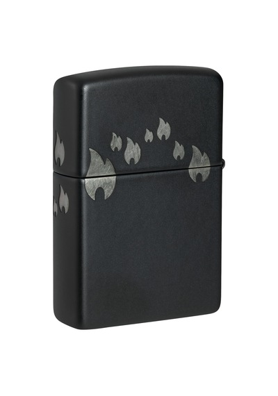 Zippo Shadow Flame Dizayn Çakmak Siyah