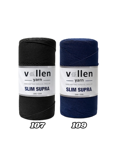 Slim Supra 200 Gr Mumlu Polyester İp Çanta İpi, Runner İpi, Bileklik İpi, Pase İpi Siyah