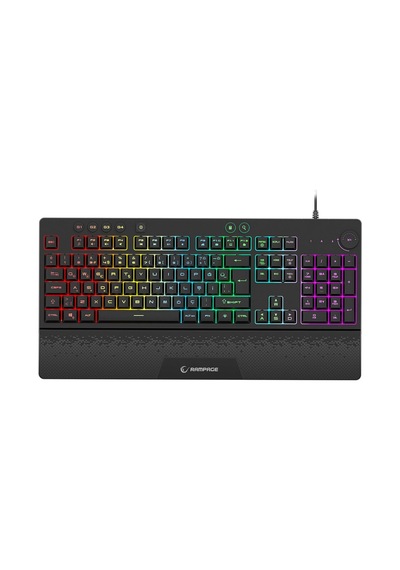 Rampage Eclipse Siyah Usb Rgb Aydınlatmalı Q Gaming 4 Tuş Makrolu Oyuncu Klavye Mouse Set Diğer
