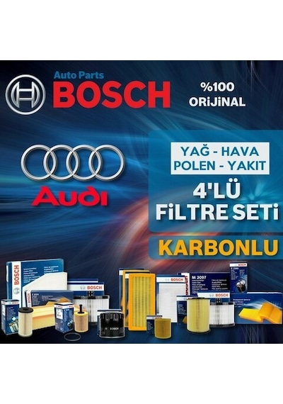 Audi A6 2.0 Tdi Bosch  Filtre Bakım Seti 2012-2015 (495584491)