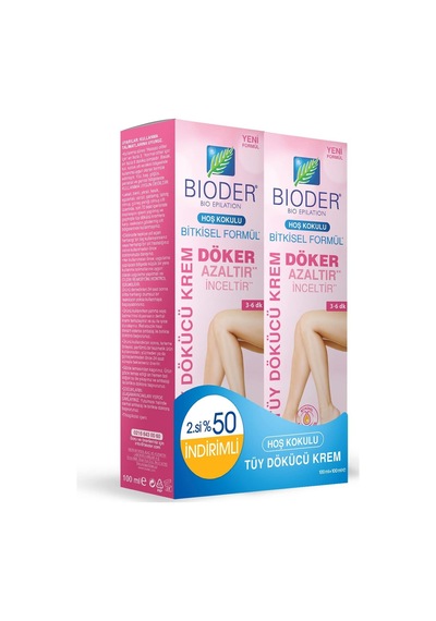 Tüy Dökücü Krem Bio-epilation Kadınlar İçin 100 Ml 2 Adet