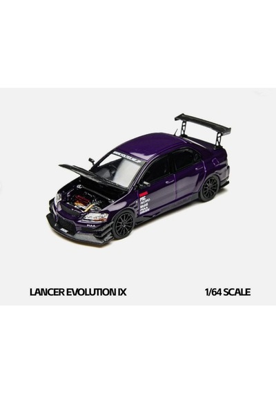Time Micro X Design 1/64 Mitsubishi Lancer Evolution Ix Purple Pleksi