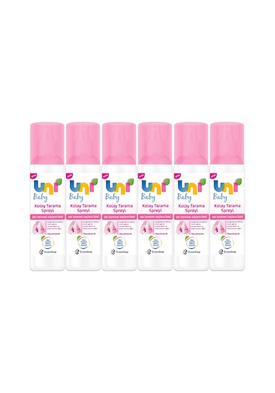 Uni Baby Kolay Saç Tarama Spreyi 200ml Zor Taranan Saçlara Özel