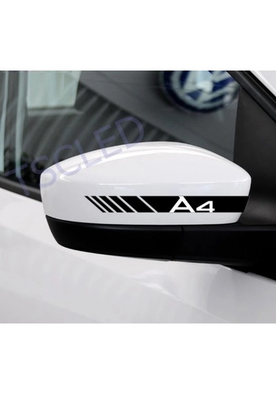 Audı Slıne A4 Ayna Sticker Audi Oto Araba Sticker