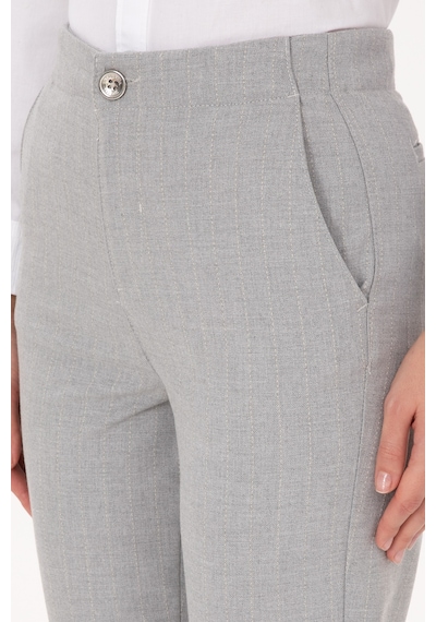 U.s. Polo Assn. Kadın Açık Gri Pantolon Kanvas-chino 50309281-vr001 Acık Grı