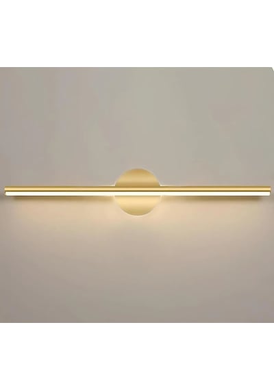 Modern Pilli Aplik Tablo Aplik Tak Kullan Kablosuz Pilli Modern Aplik Pil Gold