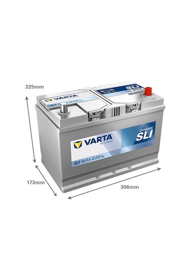 Varta Blue Dynamic G7 12V 95 Ah 830CCA Akü