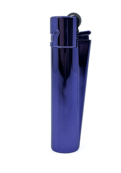 Clipper Özel Kutusunda Metal Çakmak - The New Black Parlak Mavi