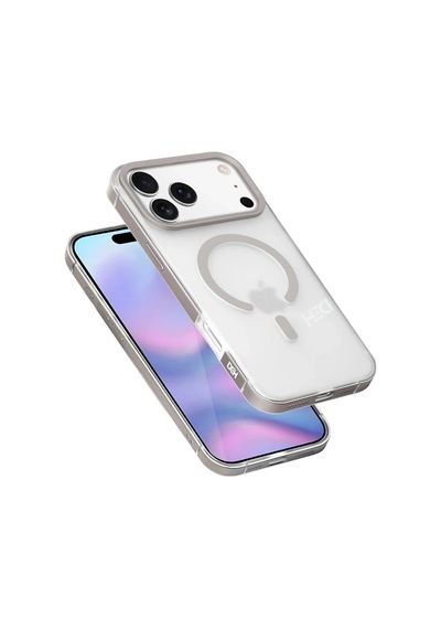Apple Uyumlu iPhone 17 Pro Max Hbc-394 Himalayas Magsafe Kapak - Titan Gri