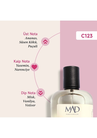 Mad C123 Selective Kadın Parfüm EDP 50 ML