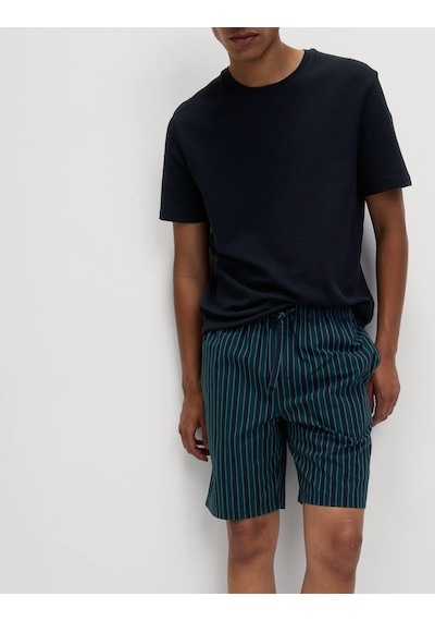 Marks & Spencer Pamuklu Kısa Kollu Pijama Takımı T07000096 Lacivert
