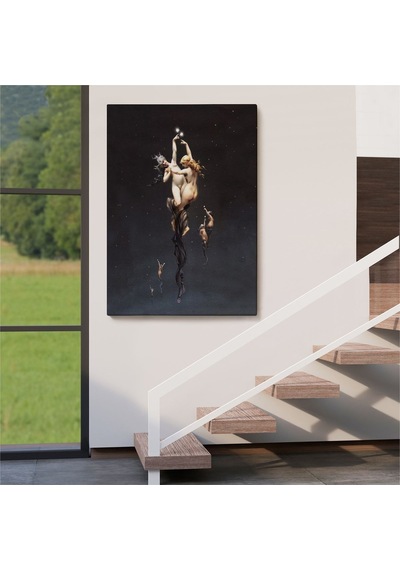 Es10 modagos068 Luis Ricardo Falero İkiz Yıldızlar Tablosu-6239 (50 x 70)